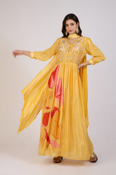 Sunlit Blossom Anarkali Set