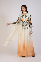 Floral Harmony Ombre Anarkali