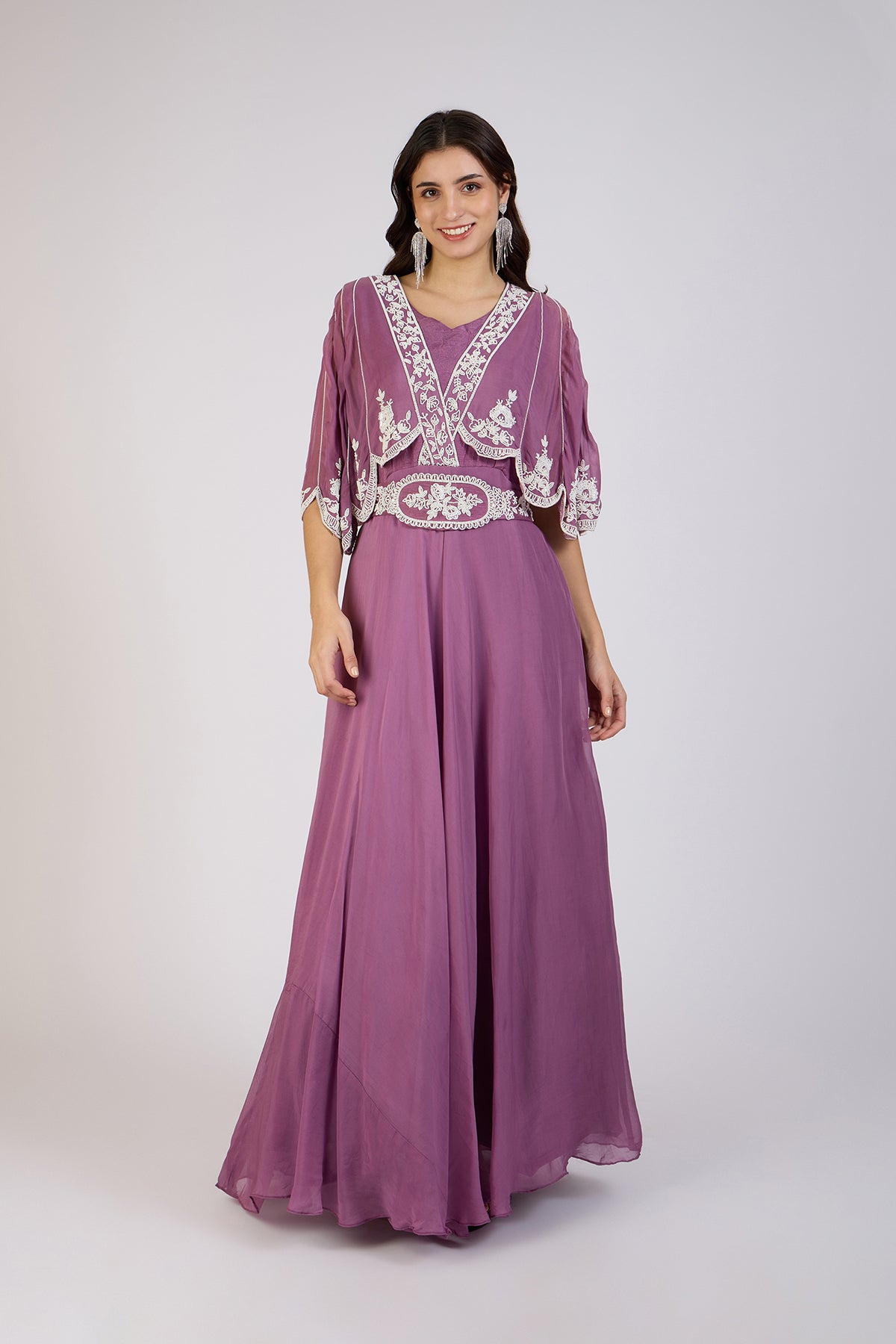 Majestic Orchid Cape Set