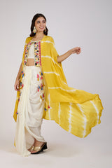 Golden Breeze Skirt Set