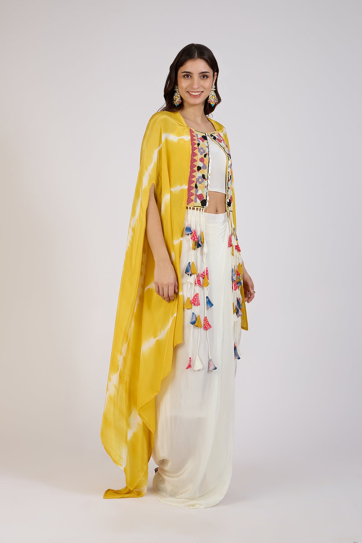 Golden Breeze Skirt Set