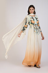 Floral Harmony Ombre Anarkali