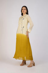 Golden Meadow Ombre Kurta