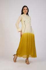 Golden Meadow Ombre Kurta