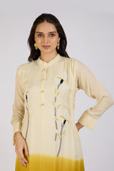 Golden Meadow Ombre Kurta