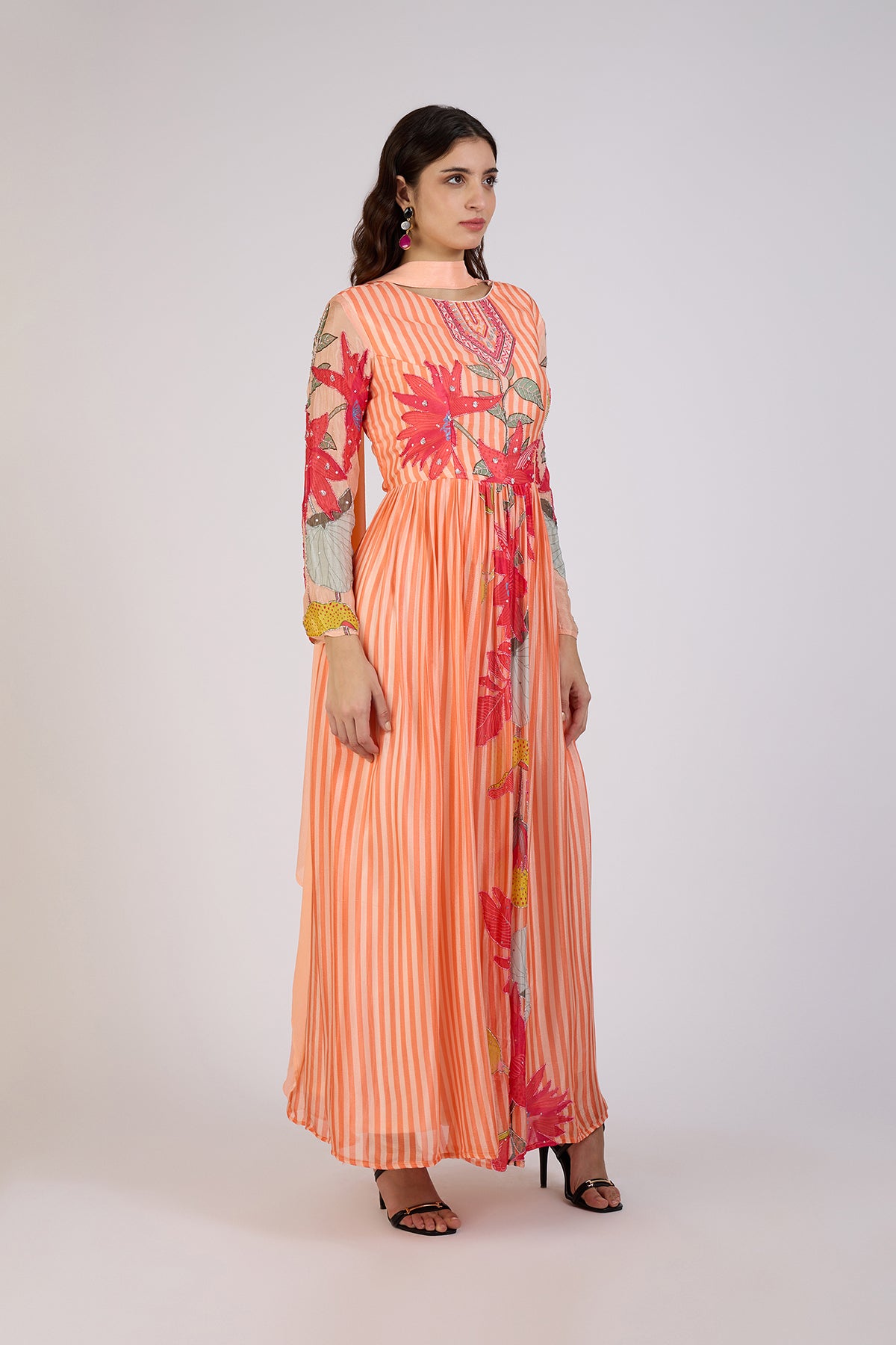 Floral Symphony Maxi Dress