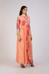 Floral Symphony Maxi Dress