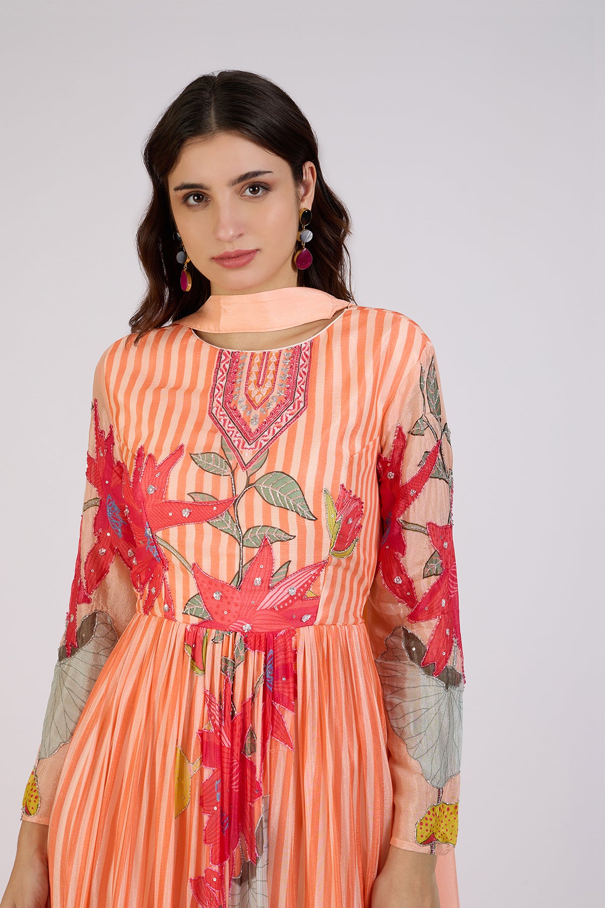 Floral Symphony Maxi Dress