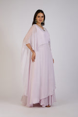 Lilac Cascade Gown